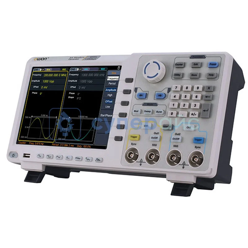 Двухканальный генератор сигналов произвольной формы OWON XDG3102 фото 2