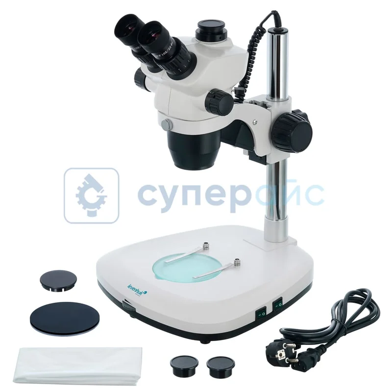 Микроскоп тринокулярный Levenhuk ZOOM 1T фото 2