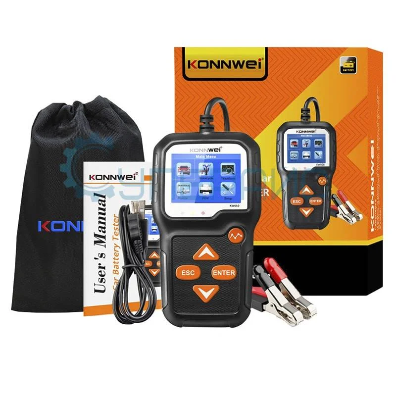 Прибор для проверки аккумуляторных батарей автомобилей Konnwei KW650 фото 8
