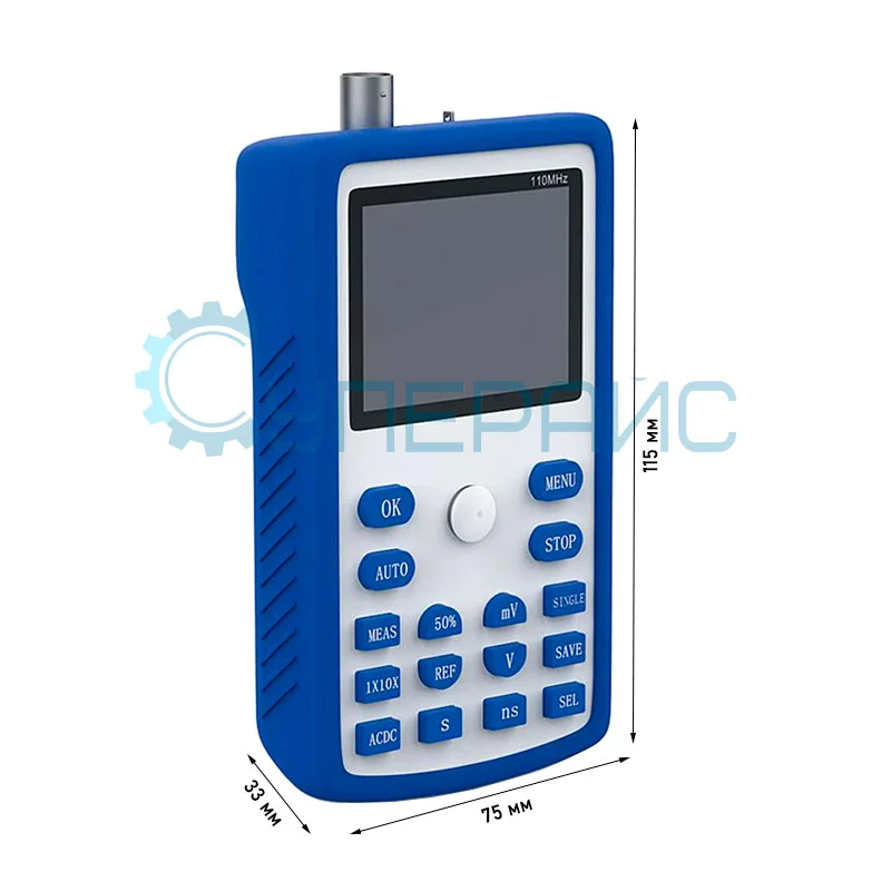 Переносной цифровой осциллограф FNIRSI DSO1C15 (1 канал, 110 МГц) фото 2
