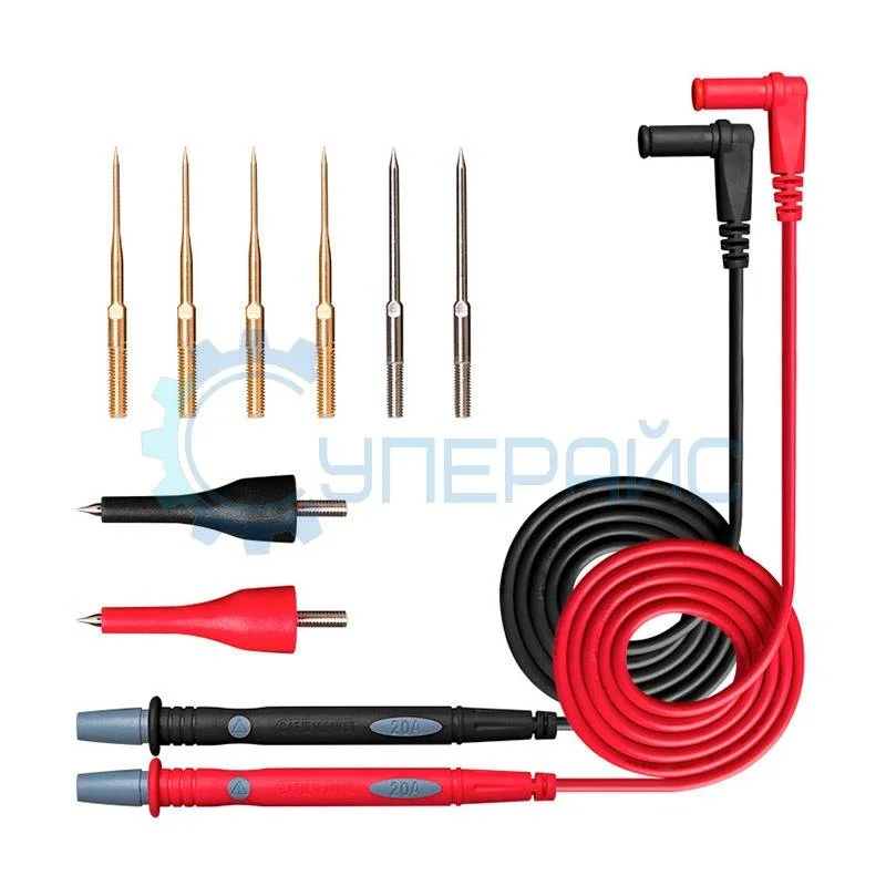 Комплект щупов ANENG PT1010 для мультиметра с тонкими наконечниками фото 1