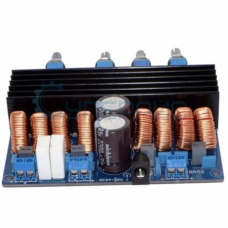 Усилитель мощности звука TDA7498 (2.1) фото 4