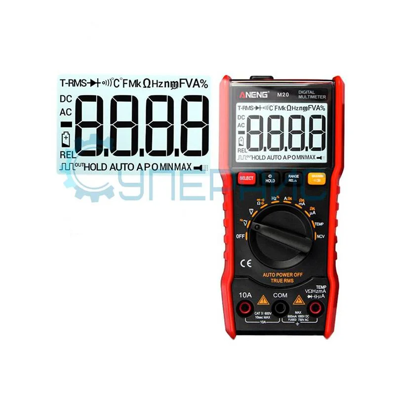 Цифровой мультиметр AC/DC ANENG M20 фото 2