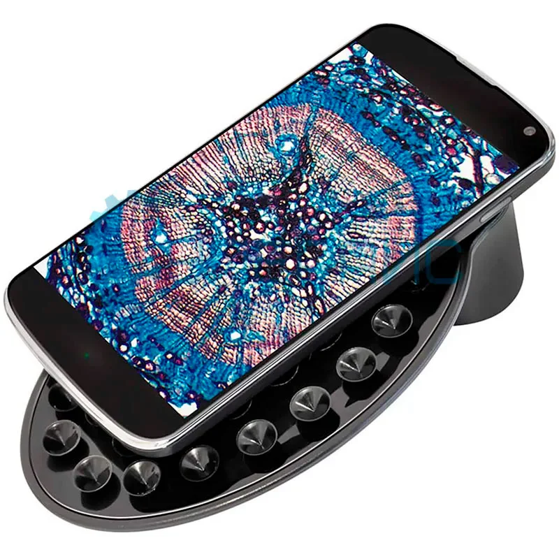 Учебный микроскоп SAGA XSP-000 80x–1600x с адаптером для смартфона и набором для опытов фото 9