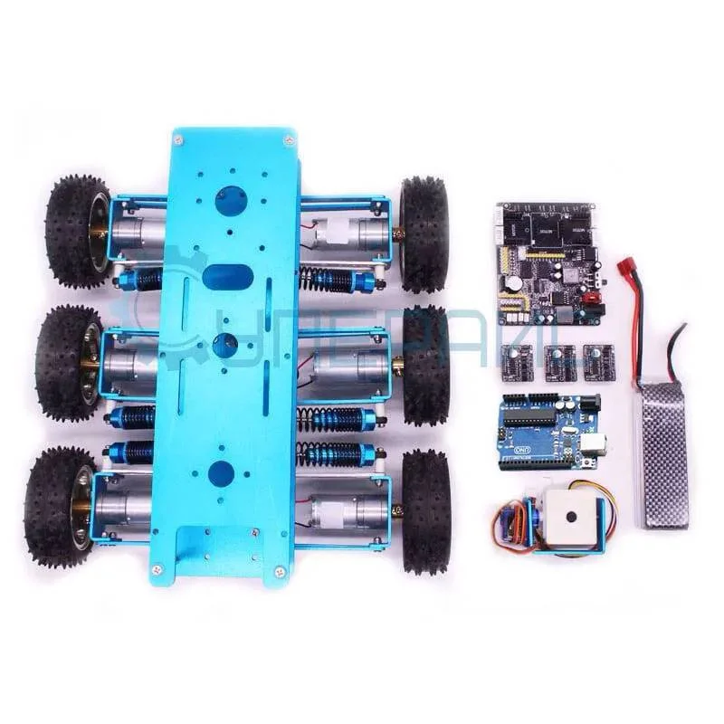 Робот-автомобиль с камерой Yahboom 6WD robot car (конструктор) с контроллером, совместимым со средой Arduino фото 3