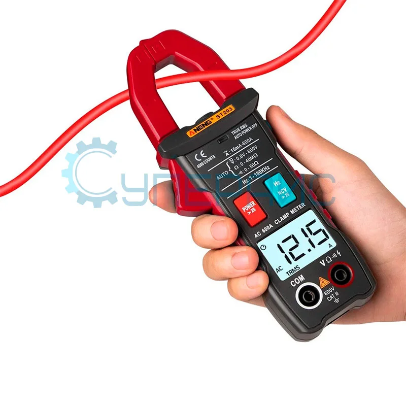 Автоматические токоизмерительные клещи переменного тока ANENG ST203 фото 2