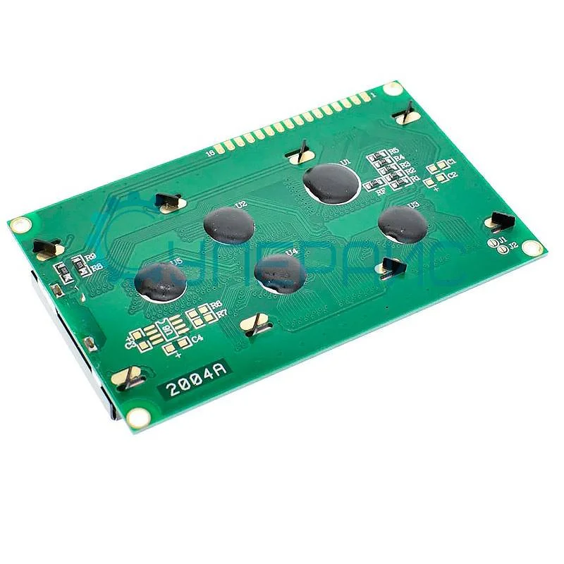 Символьный LCD дисплей 2004A 20x4 с зеленой подсветкой фото 2