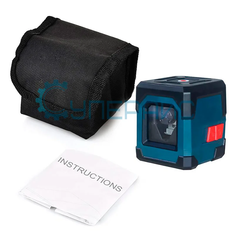 Двухлучевой нивелир HANMATEK LV1 (красный лазер) со штативом фото 5