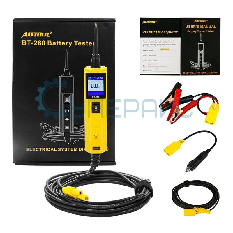 Тестер электронных цепей автомобиля AUTOOL BT260 фото 5