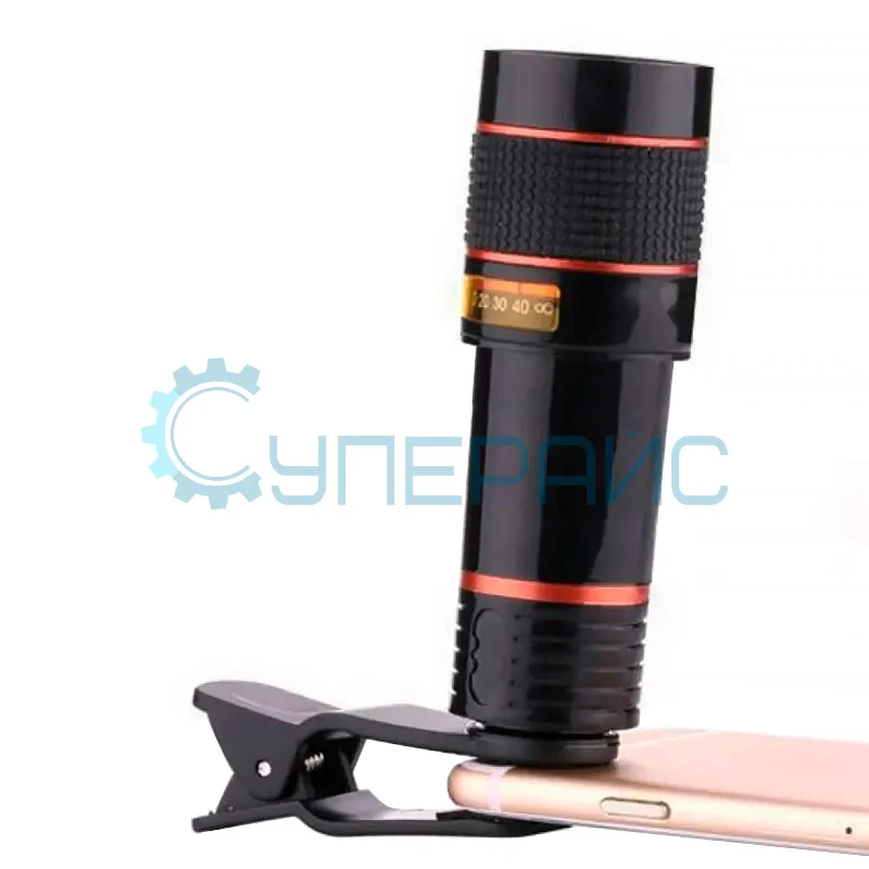 Телескопический объектив для телефона 12x фото 5