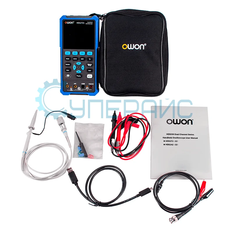 Осциллограф портативный 2 в 1 OWON HDS272 (2 канала, 70 МГц) фото 13