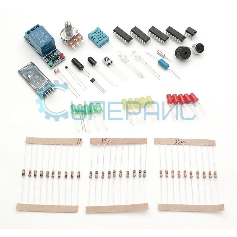 Набор UNO R3 Starter Kit с Bluetooth модулем ZS-040 и контроллером, совместимым со средой Arduino, и 16 уроками в среде Scra