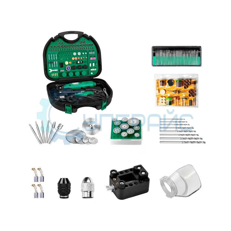 Мини-дрель MNT 070180 с гибким валом фото 1