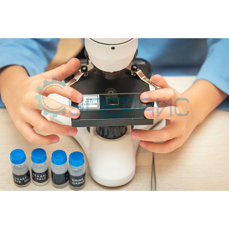 Учебный микроскоп Supereyes MyLab M15 с видеоокуляром 1.3 Мп и набором для опытов фото 3