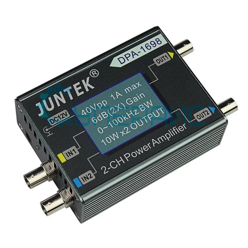 Двухканальный усилитель мощности сигнала JUNTEK DPA-1698 фото 1
