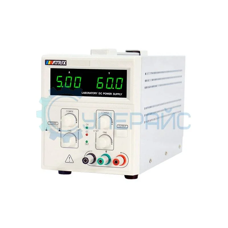 Лабораторный трансформаторный блок питания MATRIX MPS-6005D+ (60В, 5А) фото 1