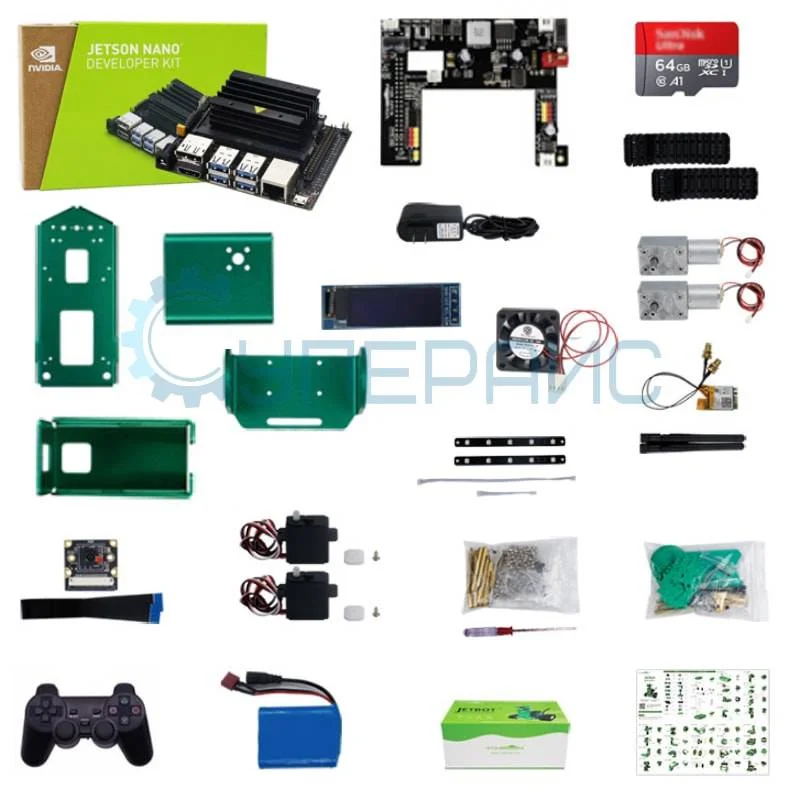 Робот-автомобиль Yahboom Jetbot AI Robot Standard Version с платой Jetson Nano фото 4