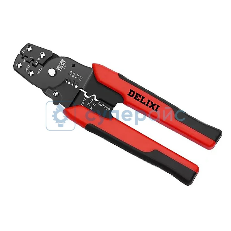 Клещи для зачистки и обжимки проводов Delixi DWBX-2081 фото 1