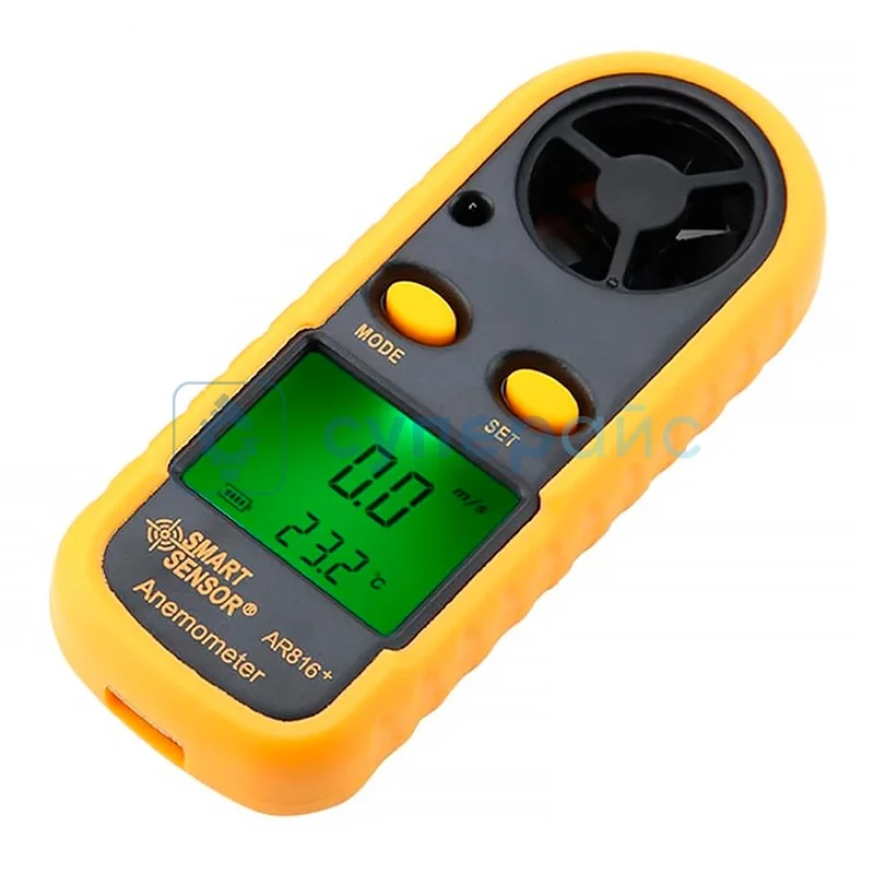 Измеритель скорости ветра Smart Sensor AR816+ фото 1