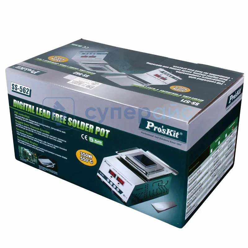 Паяльная ванна Pro'sKit SS-562H фото 3