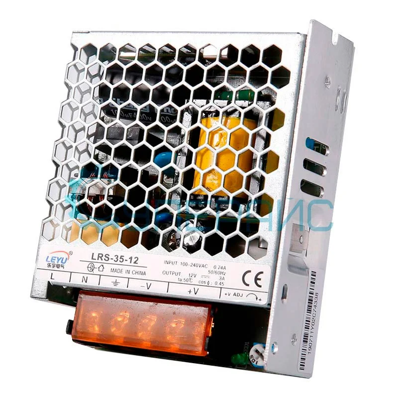 Импульсный блок питания LRS-35-36 (36 В, 1 А, 36 Вт) фото 2