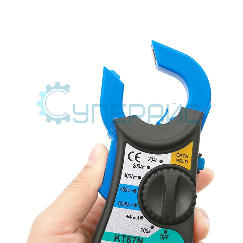 Мини цифровые клещи переменного тока ANENG KT87N фото 4