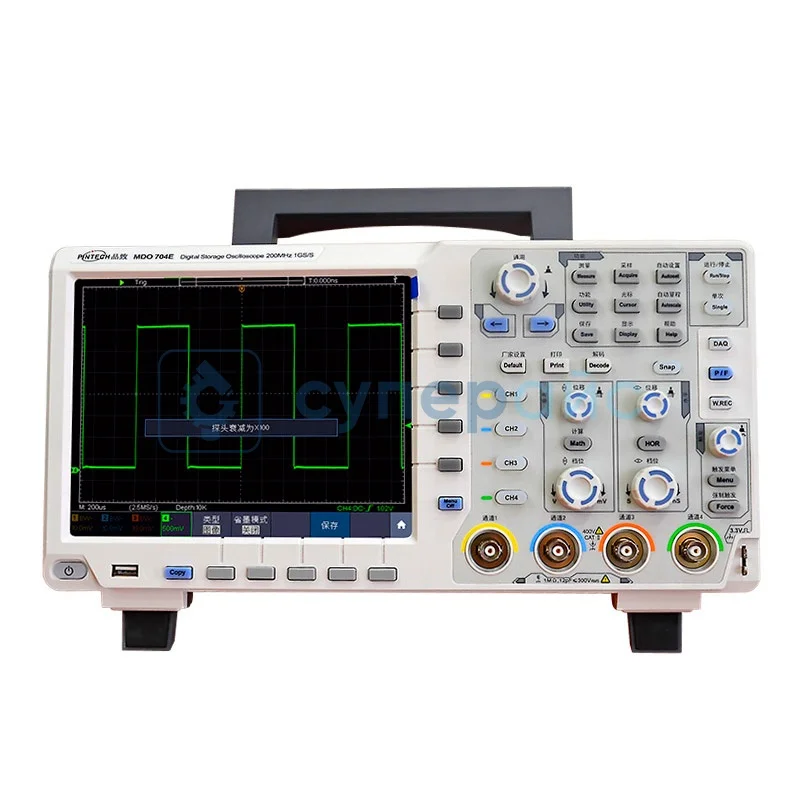 Четырехканальный осциллограф PINTECH MDO704E фото 1