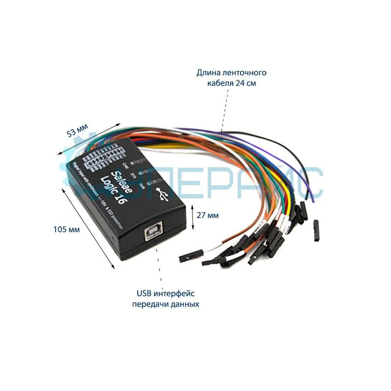 USB логический анализатор Saleae Logic 16 фото 5