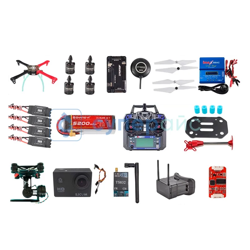 Набор для сборки квадрокоптера с полетным контроллером APM2.8 и камерой Super Kit 4 фото 9
