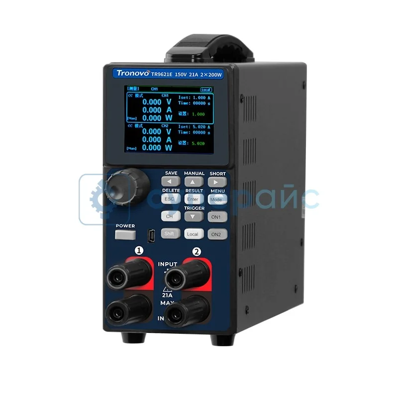 Двухканальный измеритель нагрузки постоянного тока Tronovo TR9621E фото 1