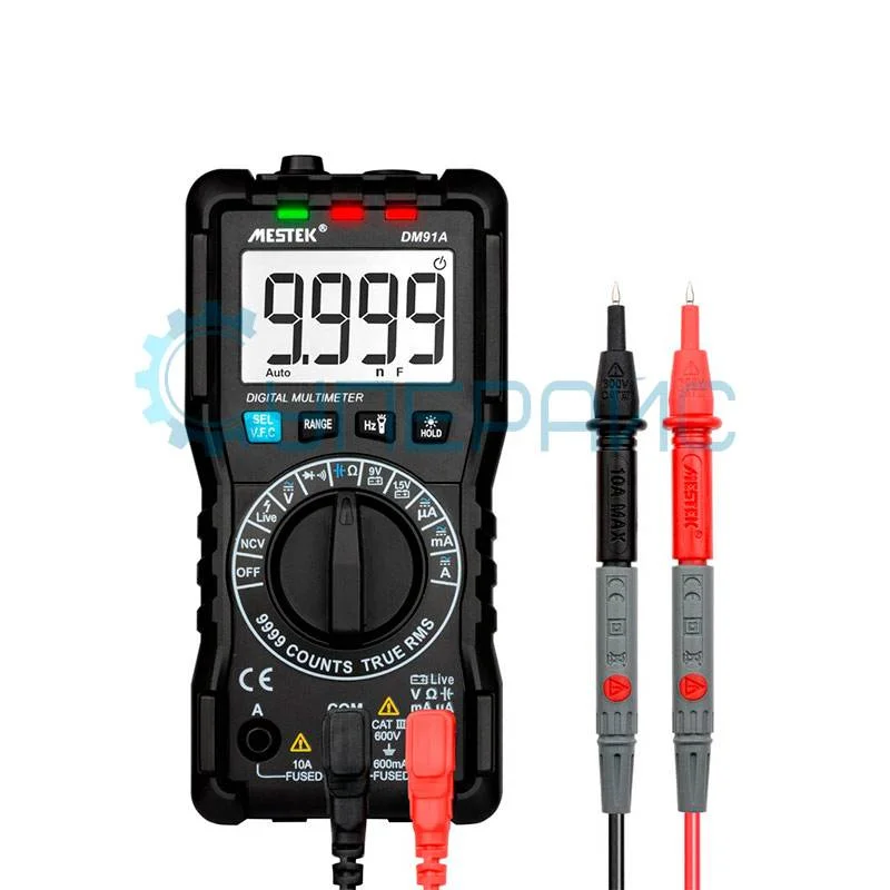 Малогабаритный цифровой мультиметр Mestek DM91A фото 2