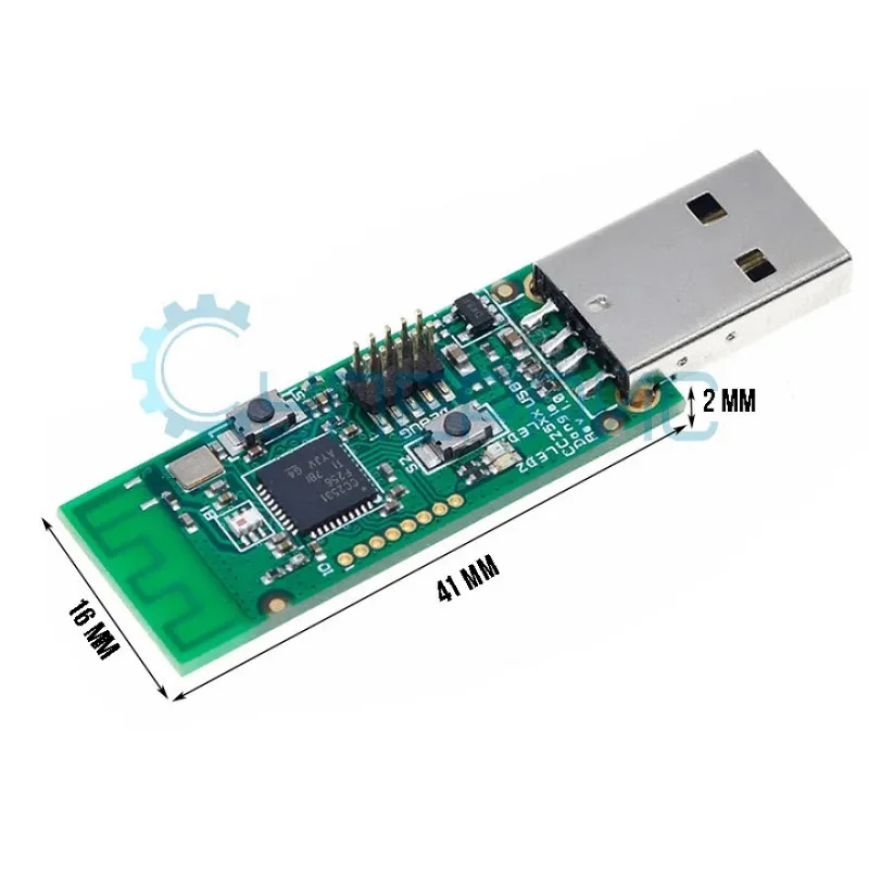 USB модуль ZigBee на базе чипа СС2531 с антенной фото 5