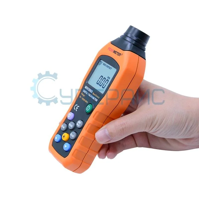 Бесконтактный цифровой тахометр PeakMeter MS6208B фото 2