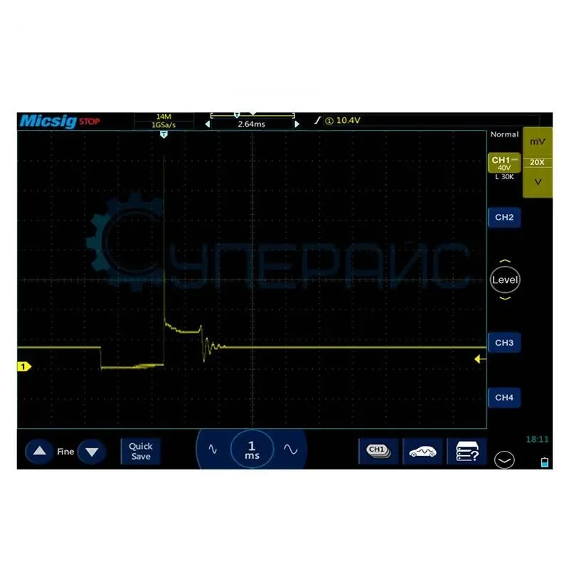 Осциллограф Micsig ATO1104 Plus для автомобильной диагностики фото 7