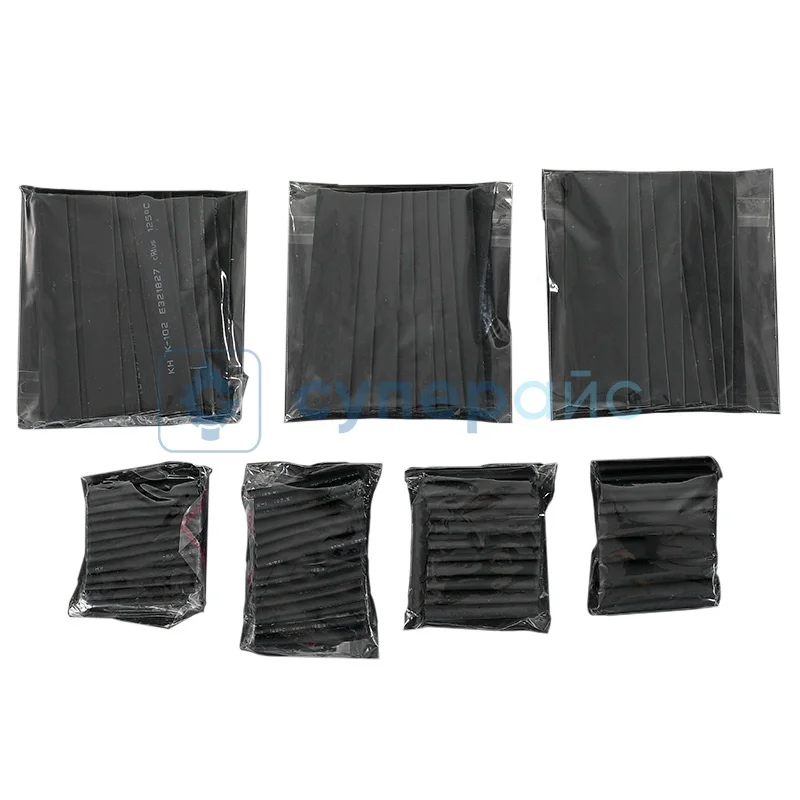 Набор термоусадочных трубок 127 шт фото 1