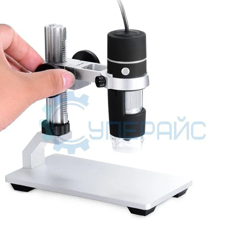 Цифровой USB микроскоп 1000X с подъемным штативом фото 1