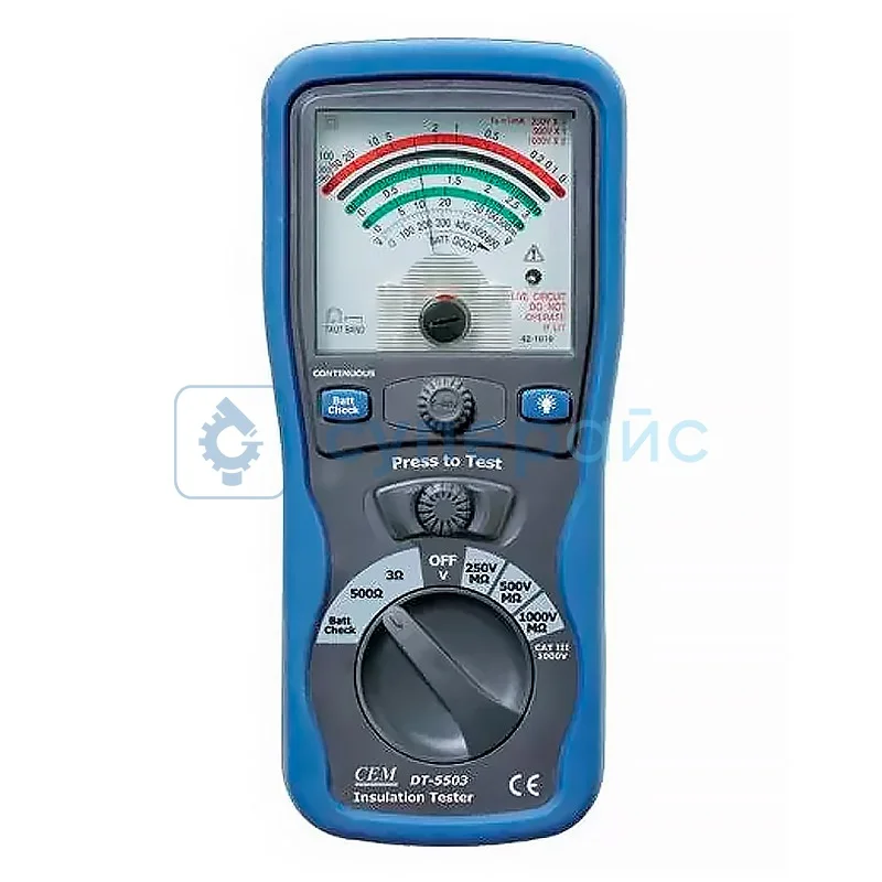 Измеритель сопротивления изоляции CEM DT-5503 фото 1