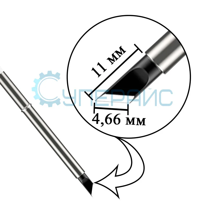 Жало для электрического паяльника FNIRSI HS01-KR фото 1