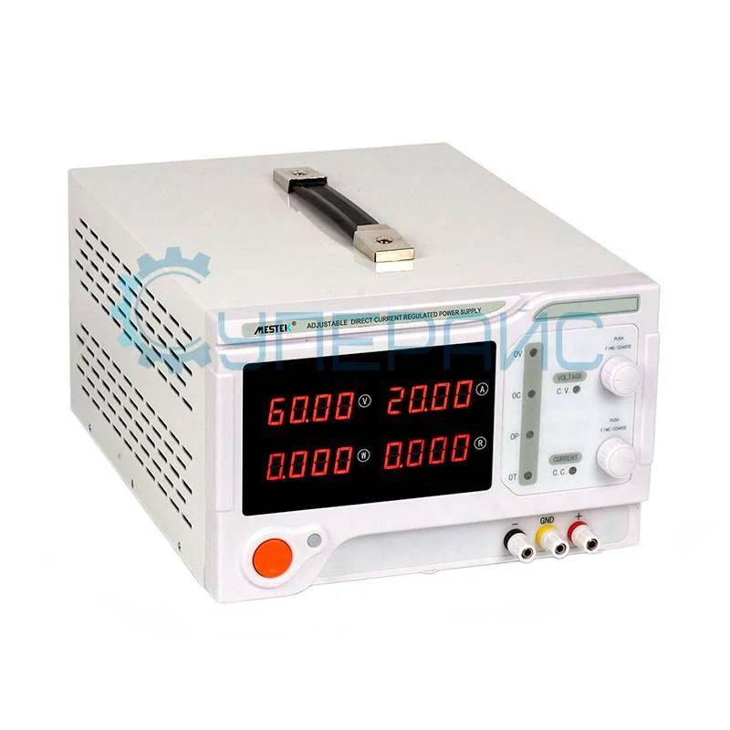 Регулируемый блок питания постоянного тока Mestek DP6020 (60В, 20А) фото 2