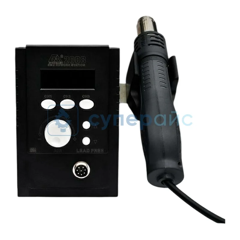 Трехканальная паяльная станция GS2008 фото 1