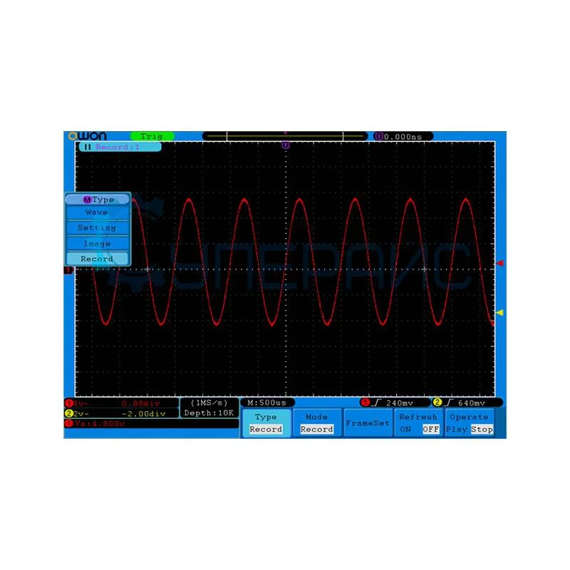 Настольный осциллограф OWON SDS7072 (2 канала, 70 МГц) фото 7