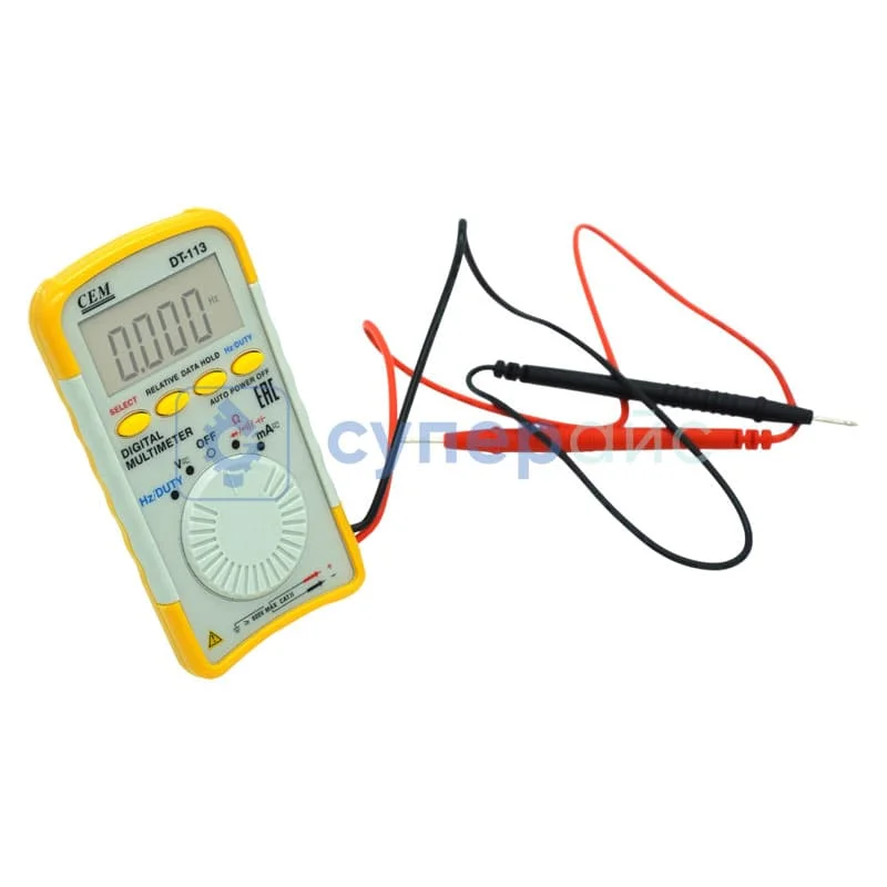 Портативный мультиметр CEM DT-113 фото 2