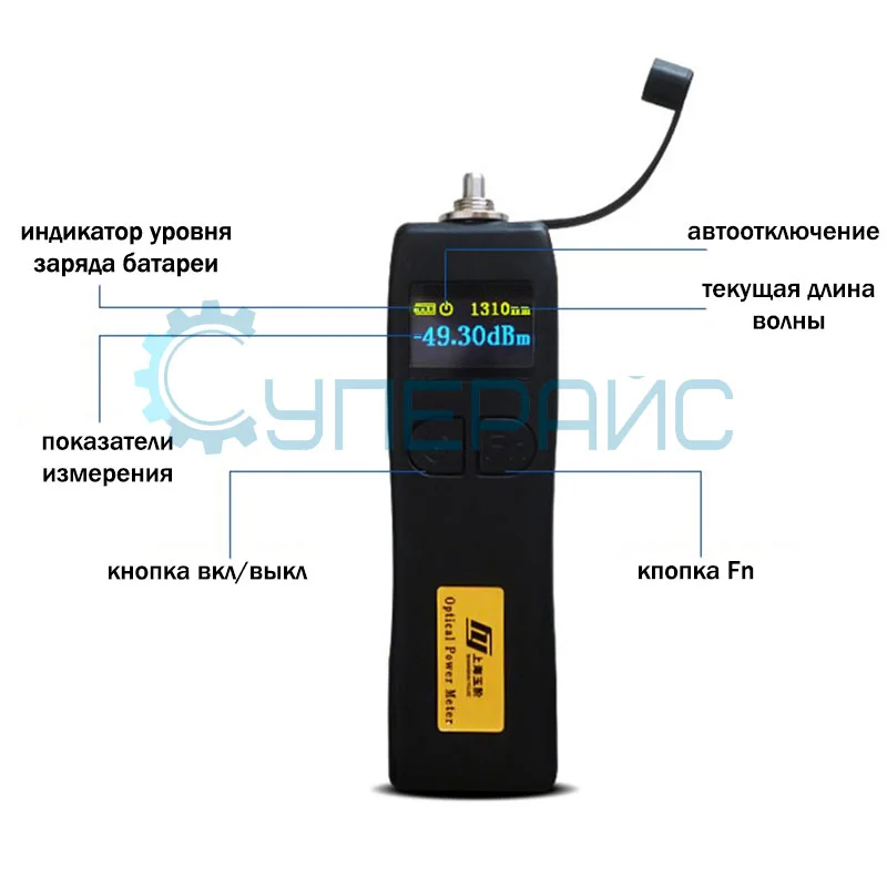 Измеритель оптической мощности SHANGHAJ YUJIE YJ-320AP фото 4