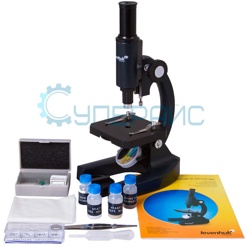Микроскоп Levenhuk 3S NG, монокулярный (в комплекте набор для опытов) фото 8
