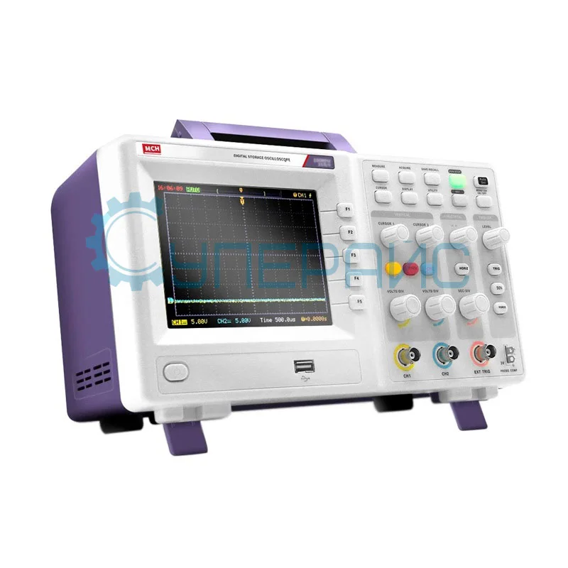 Настольный запоминающий осциллограф MCH DS-2200CA (2 канала, 200 МГц) фото 1