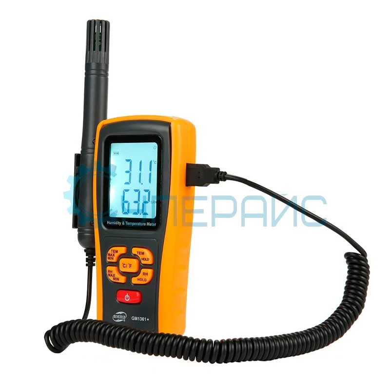 Измеритель влажности и температуры Benetech GM1361+ фото 2