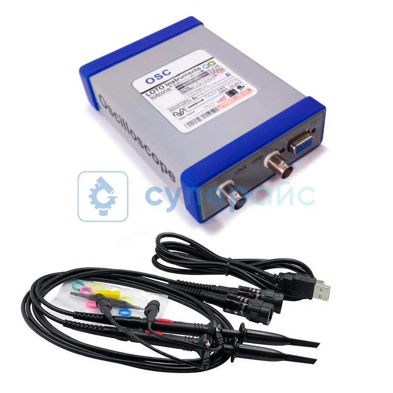 Цифровая USB приставка: осциллограф, логический анализатор LOTO OSC2002L фото 2