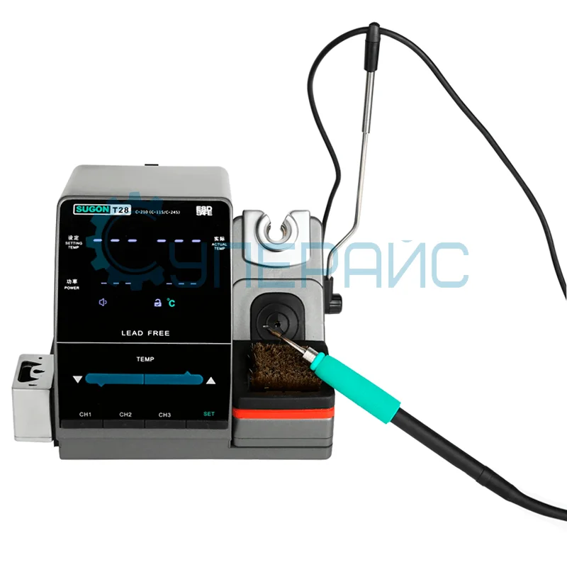 Паяльная станция с быстрым нагревом SUGON T28, 120 Вт фото 1