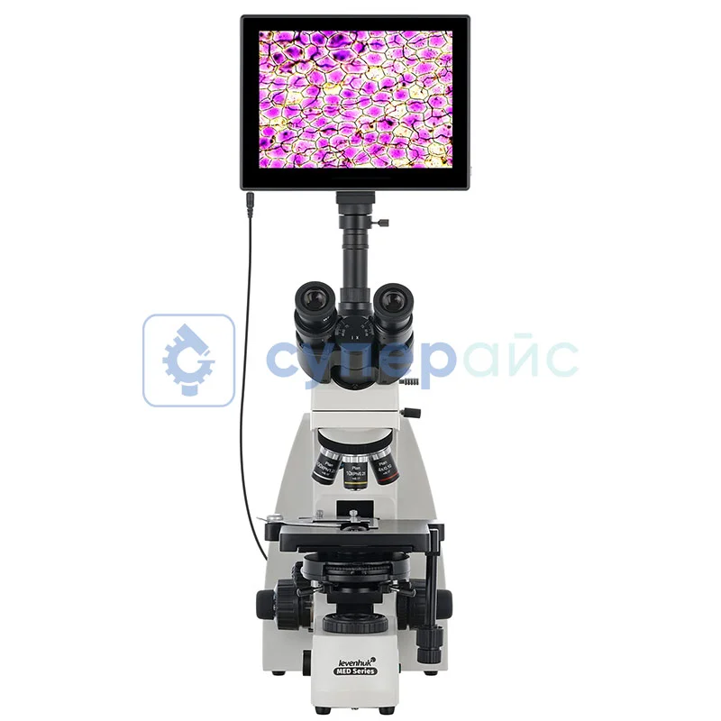 Цифровой микроскоп Levenhuk MED D45T LCD с дисплеем фото 2