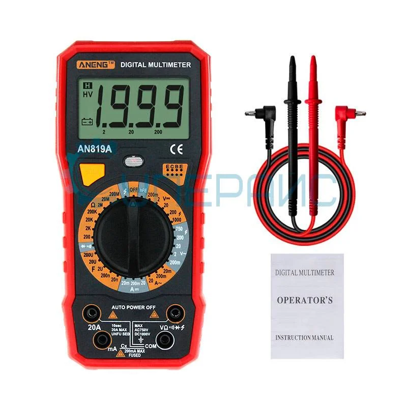 Ампервольтомметр ANENG AN819A фото 4